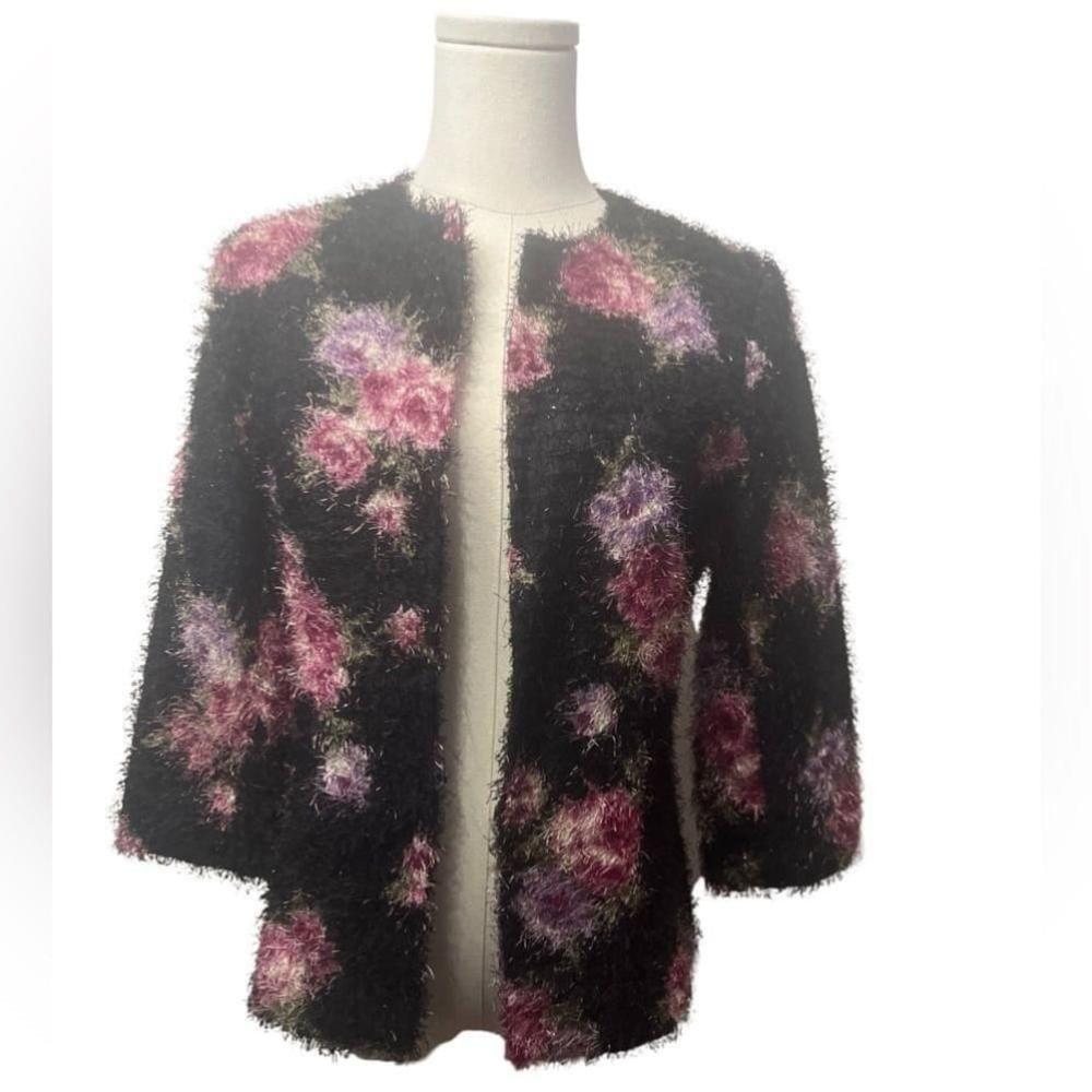Walter Ma floral texture blazer
